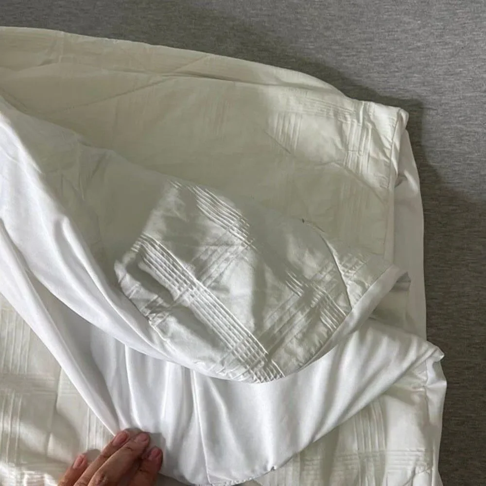 IKEA Quilted Patterned Mattress Protector - King